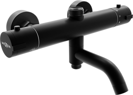 Mexen Kai robinet de baignoire-douche thermostatique, noir - 77900-70