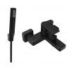 Mexen Mino R77 robinet de baignoire avec ensemble douche, noir - 7243R77-70