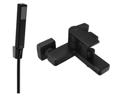 Mexen Mino R77 mitigeur de baignoire avec ensemble de douche, noir - 7243R77-70