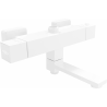 Batterie baignoire-douche thermostatique Mexen Cube, blanche - 77910-20