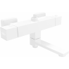 Batterie de douche-baignoire thermostatique Mexen Cube, blanche - 77910-20