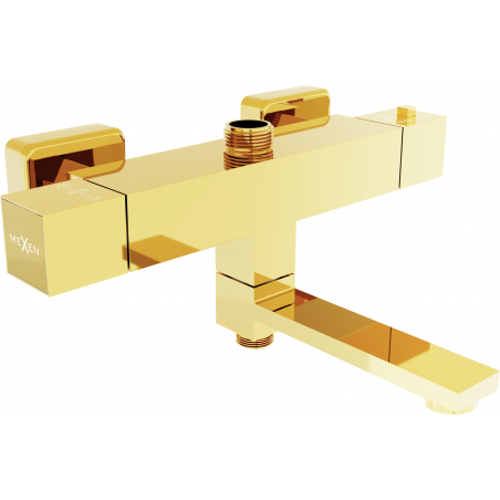 Mitigeur thermostatique baignoire-douche Mexen Cube, or - 77910-50