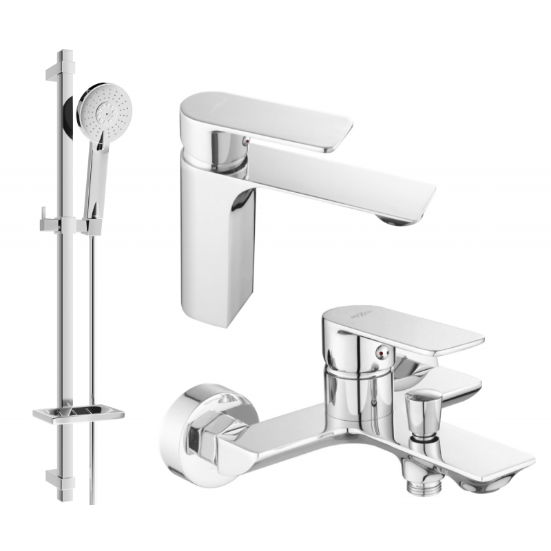 Mexen Alexa DQ40 ensemble baignoire, chromé - 71203DQ40-00