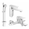 Mexen Alexa DQ40 ensemble de bain, chrome - 71203DQ40-00