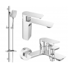 Mexen Alexa DQ62 ensemble de bain, chrome - 71203DQ62-00