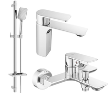 Mexen Alexa DQ62 ensemble de bain, chrome - 71203DQ62-00