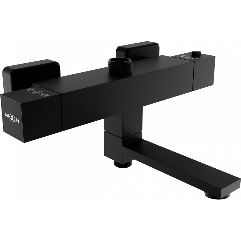 Mexen Cube mitigeur thermostatique bain-douche noir - 77910-70