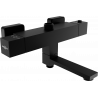 Batterie de bain-douche thermostatique Mexen Cube, noire - 77910-70