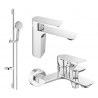 Mexen Alexa DS40 ensemble de baignoire, chrome - 71203DS40-00