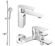 Mexen Alexa DS40 ensemble de baignoire, chrome - 71203DS40-00