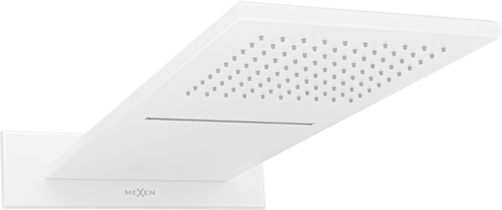 Mexen Waterfall douche de tête slim 50 x 22 cm, blanche - 79190-20