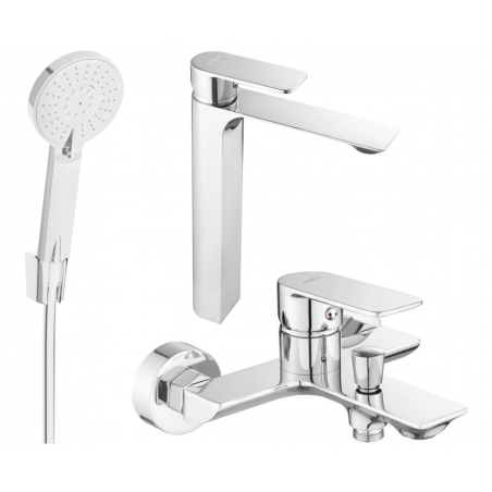 Ensemble de baignoire Mexen Alexa R40, chrome - 71213R40-00