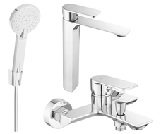 Mexen Alexa R40 ensemble de bain, chromé - 71213R40-00