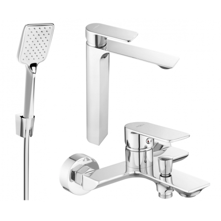 Mexen Alexa R62 ensemble bain, chrome - 71213R62-00