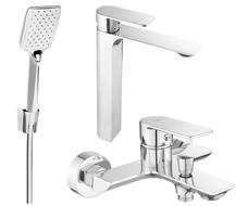 Mexen Alexa R62 ensemble bain, chrome - 71213R62-00