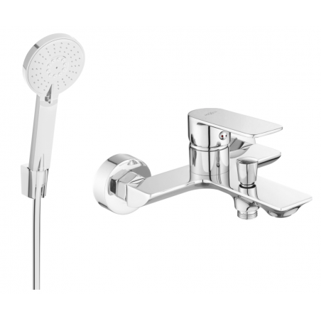 Mexen Alexa R40 robinet de baignoire avec ensemble de douche, chromé - 7123R40-00