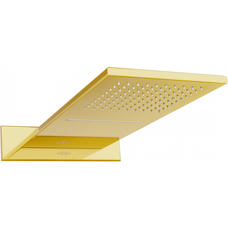 Mexen Waterfall douche pluie slim 50 x 22 cm, dorée - 79190-50