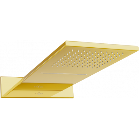 Mexen Waterfall pomme de douche slim 50 x 22 cm, dorée - 79190-50