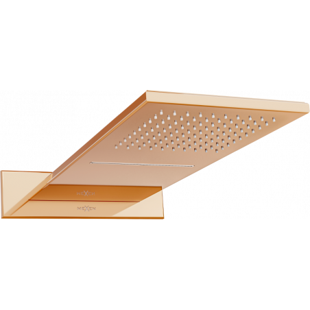 Mexen Waterfall pomme de douche slim 50 x 22 cm, or rose - 79190-60
