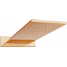 Mexen Waterfall pomme de douche slim 50 x 22 cm, or rose - 79190-60