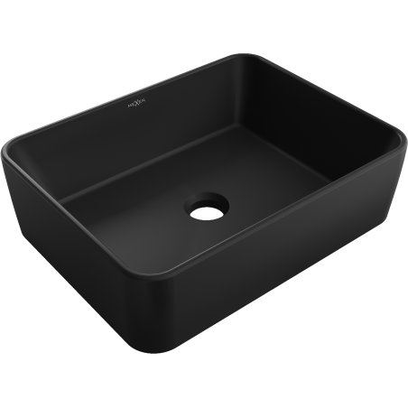 Mexen Catia lavabo de comptoir 48 x 37 cm, Noir mat - 21314885