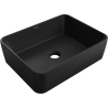 Mexen Catia lavabo de comptoir 48 x 37 cm, Noir mat - 21314885