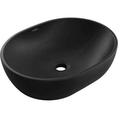 Mexen Viki lavabo sur plan 48 x 35 cm, noir mat - 21054885