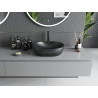 Mexen Viki lavabo sur plan 48 x 35 cm, noir mat - 21054885