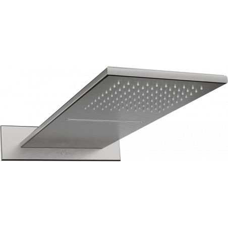 Mexen Waterfall pomme de douche fine 50 x 22 cm, gris canon brossé - 79190-66
