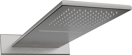 Mexen Cascade douchette extra-plate 50 x 22 cm, graphite - 79190-66