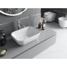 Mexen Rita lavabo sur plan 45 x 32 cm, blanc - 21084500