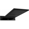 Mexen Waterfall pomme de douche slim 50 x 22 cm, noire - 79190-70