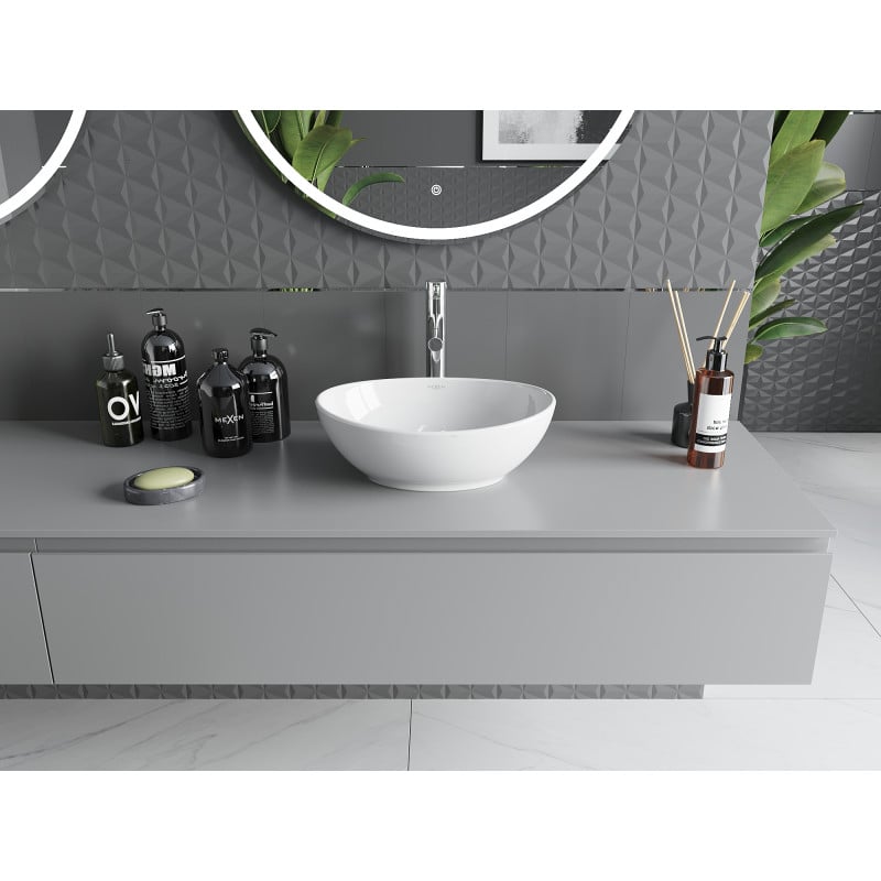 Mexen Elza lavabo à poser 40 x 33 cm blanc - 21014000