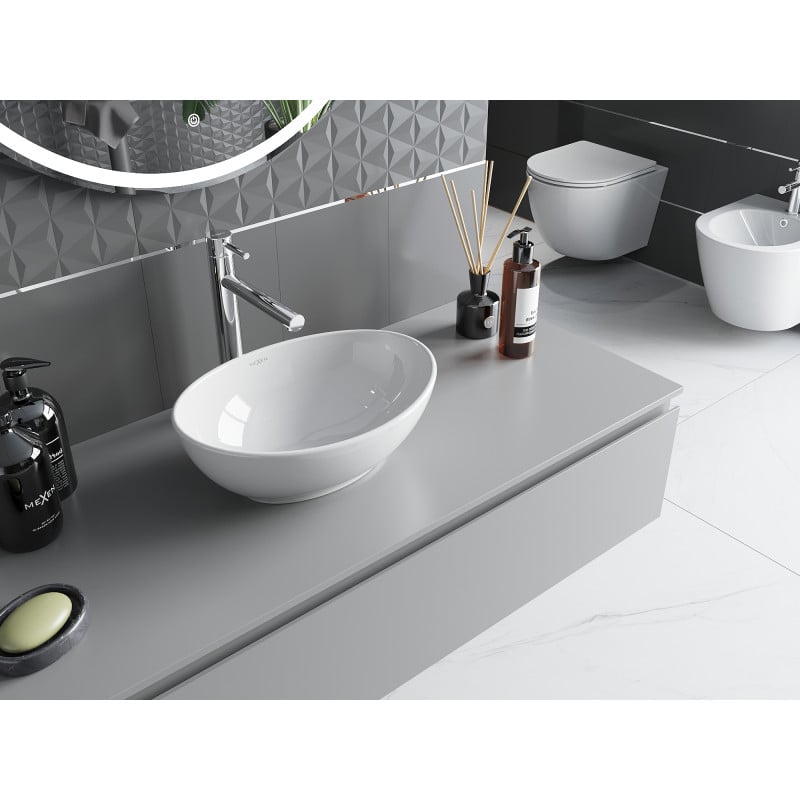 Mexen Elza lavabo à poser 40 x 33 cm blanc - 21014000