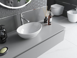 Mexen Elza lavabo de comptoir 40 x 33, cm Blanc - 21014000