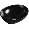 Mexen Elza lavabo de comptoir 40 x 33 cm, Noir - 21014070