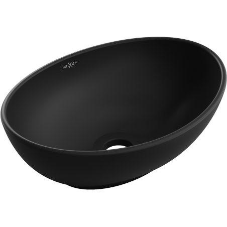 Mexen Elza lavabo de comptoir 40 x 33 cm, Noir mat - 21014085