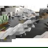 Mexen Milo évier en granit 1 cuve avec robinet de cuisine Duo, gris - 6505-71-671701-57-B