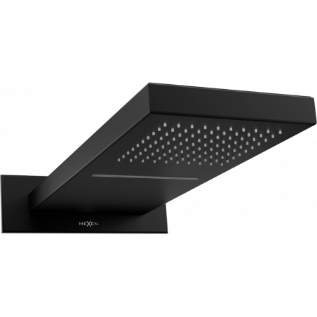 Mexen Waterfall pomme de douche 50 x 22 cm, noire - 79195-70