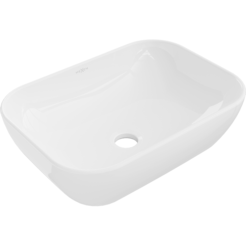 Mexen Rita lavabo de comptoir 45 x 32 cm, Blanc - 21084500