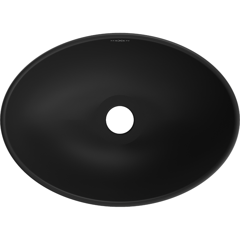 Mexen Elza lavabo sur plan 40 x 33 cm, noir mat - 21014085