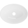 Mexen Elza lavabo à poser 40 x 33 cm, blanc/or motif écaille - 21014008