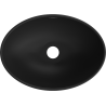 Mexen Elza lavabo de comptoir 40 x 33 cm, Noir mat/Argent motif écaille - 21014022