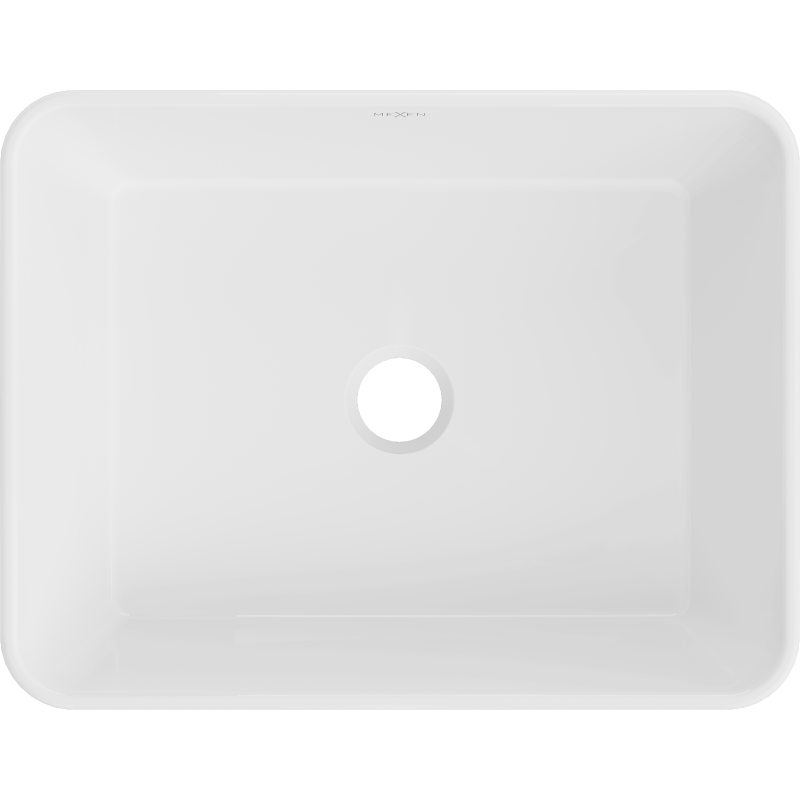 Mexen Catia lavabo à poser 48 x 38 cm, blanc/or motif écailles - 21314808