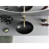 Mexen Elza lavabo sur plan 40 x 33 cm, noir mat/motif écailles doré - 21014028