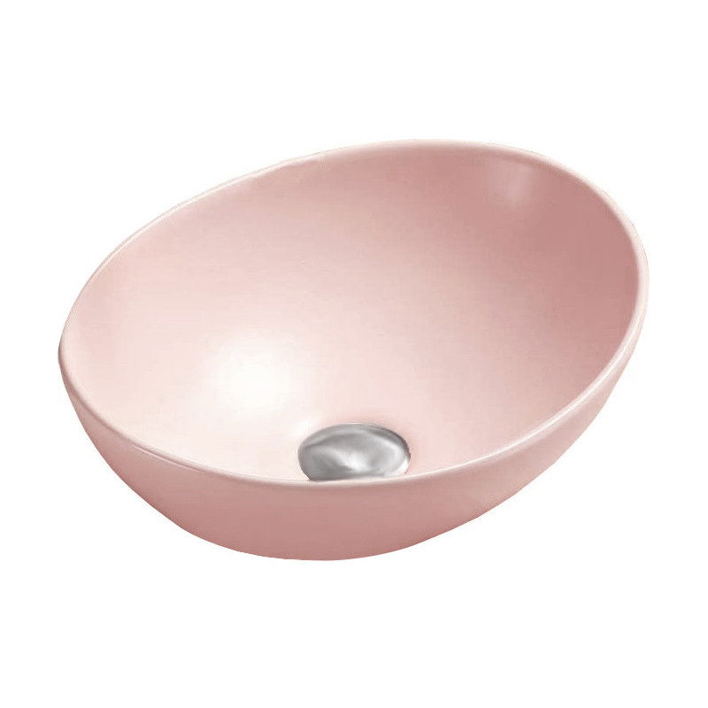 Mexen Elza lavabo de comptoir 40 x 33 cm, Rose mat - 21014044