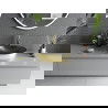 Mexen Viki lavabo de comptoir 48 x 35 cm, Noir mat/or - 21054876