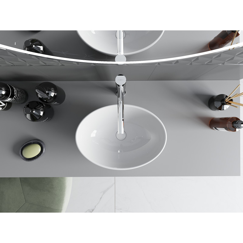 Mexen Elza lavabo à poser 40 x 33 cm blanc - 21014000
