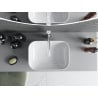 Mexen Rita lavabo sur plan 45 x 32 cm, blanc - 21084500