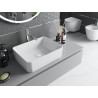 Mexen Catia lavabo sur plan 48 x 37 cm, blanc - 21314800